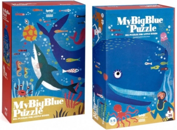 Londji puzzle Blue Friend - 36 pieces