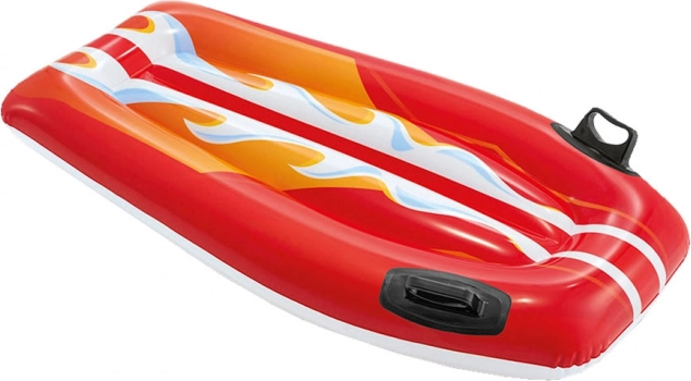 Oppustelig bræt med håndtag til børn Rød INTEX