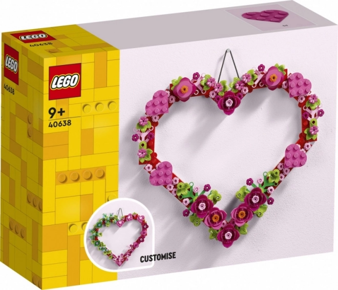 Decorazione LEGO a forma di cuore
