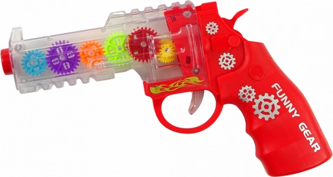 Guns with colorful lights and sounds - red
