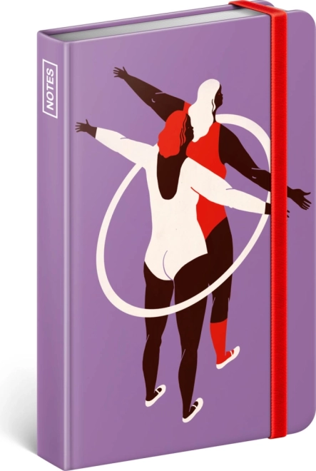 Eleganten zvezek Tomski & Polanski z črtastimi stranmi