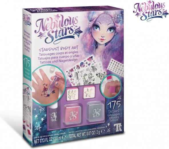 Nebulous Stars Tätowierung mit Sternenstaub