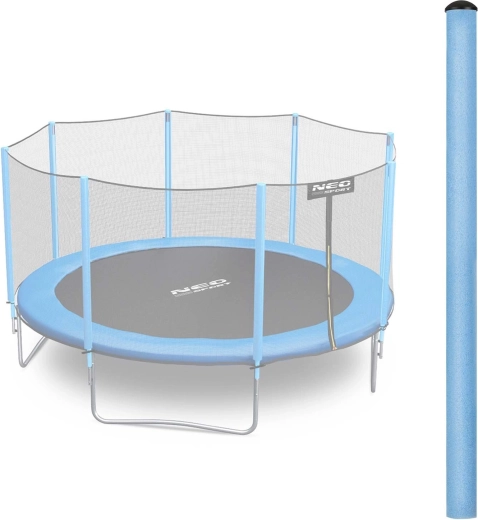 Upper post for trampoline with safety net 8–15 ft, blue Neo-Sport