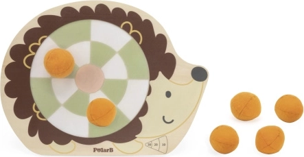 Target in the Shape of a Hedgehog with Balls for Children - VIGA PolarB