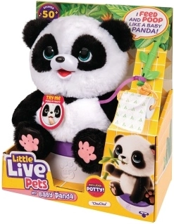 Interactive Panda Little Live Pets ChuChu with Potty