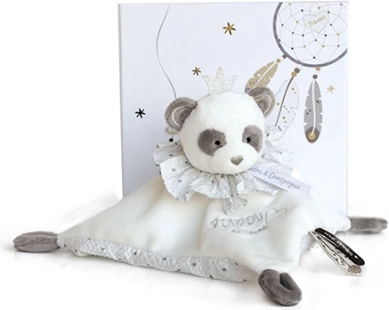 Ensemble cadeau - doudou en peluche panda