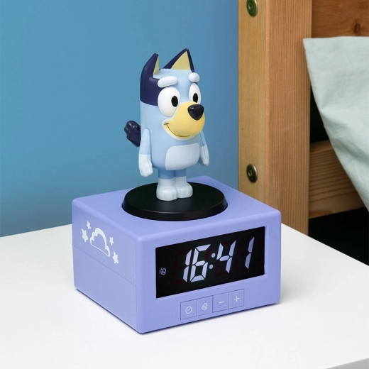 Children's digital alarm clock BLUEY with night light
