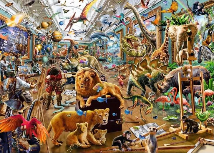 Ravensburger sestavljanka Chaos v galeriji 1000 koščkov
