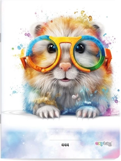 Cahier A4 ligné avec hamster, 40 feuilles