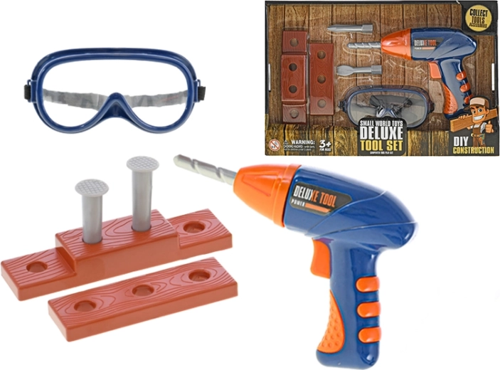 Children's tool set with drill, 8 pieces