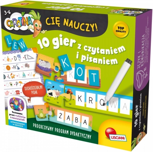 Set Carotina - 10 giochi per leggere e scrivere