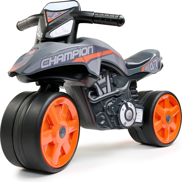 Street Champion Balance Bike grey‑orange