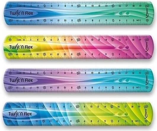 Règle MAPED Twist'n Flex arc-en-ciel 20 cm