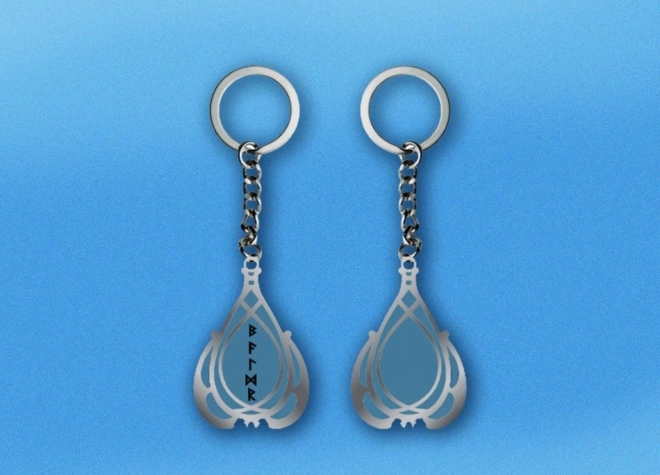 Sleutelhanger GOD OF WAR RAGNAROK – transparante, gelicentieerde