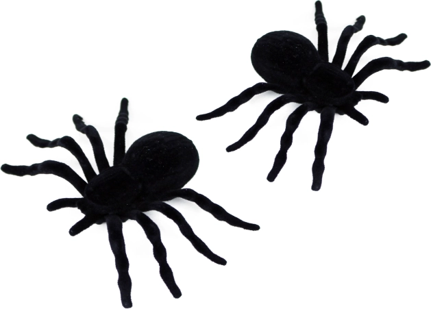 Dekorace pavouci na Halloween 2 ks
