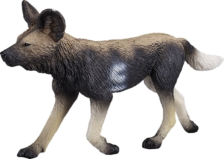 Realistic African Wild Dog Figure