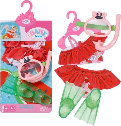 BABY born Snorkeling Set for 43 cm Doll