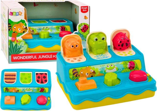 Kinderspel Pop-up Dieren Licht en Geluid