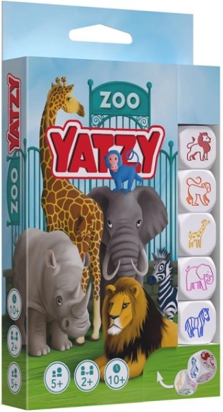 Family dice game YATZY – zoo for children ages 5+
