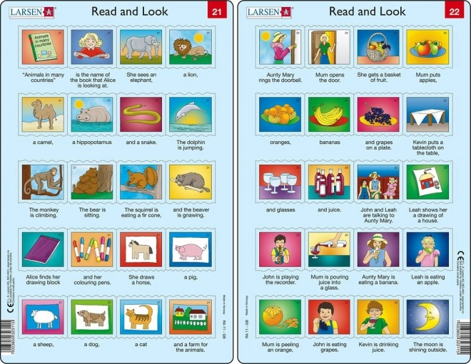 Puzzel Engels – langere zinnen, 20 stukjes