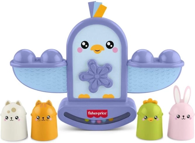 Fisher-Price oiseau à bascule avec puzzle d’animaux