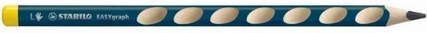 Ergonomski svinčnik za levičarje Stabilo Easygraph temno modra