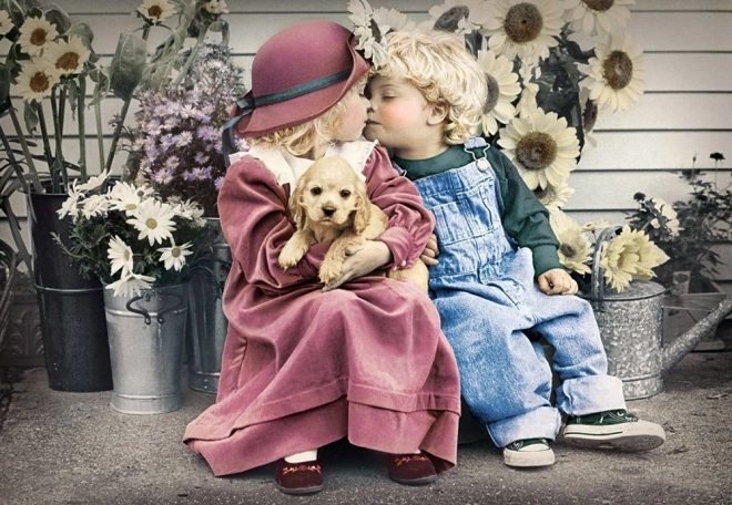 Sestavljanka 1000 koščkov Prva ljubezen