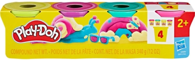 Play-Doh set 4 posudice modelirajuće mase 4×85 g