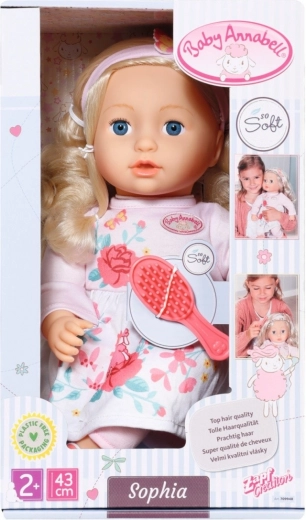 Doll Sophia Baby Annabell, 43 cm
