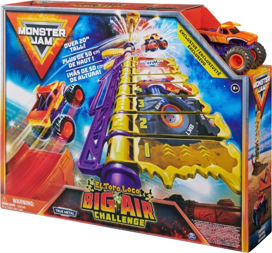 Monster Jam El Toro Loco Big Air Challenge set di gioco 1:64