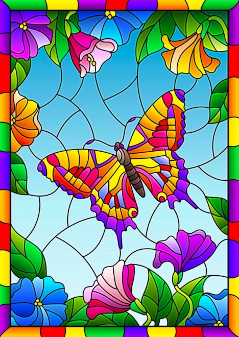 Crystal Butterfly Puzzle 1000 pieces
