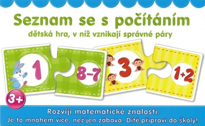 puzzle dvojice – spoznaj se z računanjem