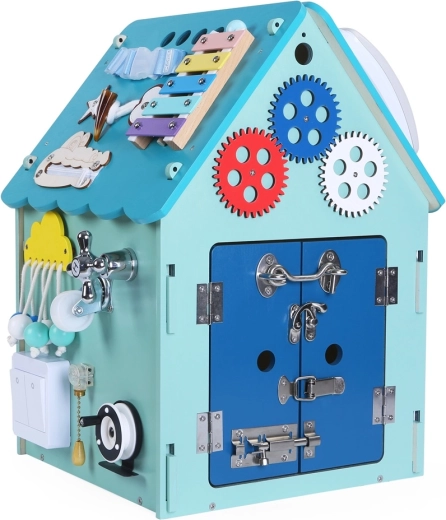 Aktivita doska domček pre deti 2Kids Toys – Modrá