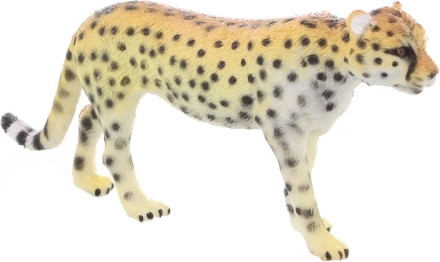 Leopardo figurina in plastica 9 cm