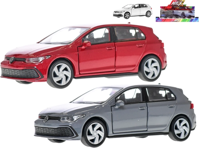 Metalni model automobila Volkswagen Golf 8 GTI s povratnim mehanizmom