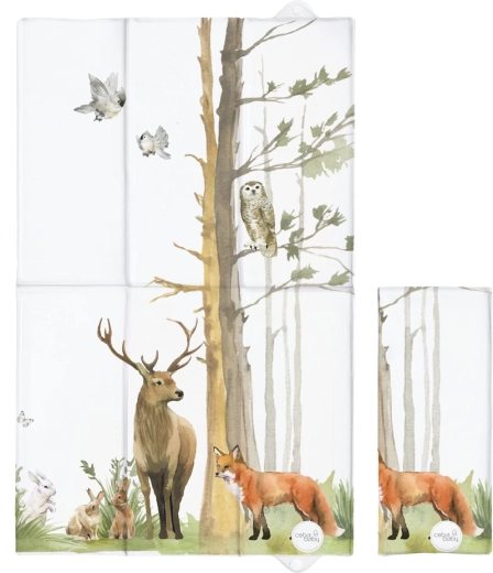 Cestovní přebalovací podložka CEBA BABY Basic Woodland 60 × 40 cm