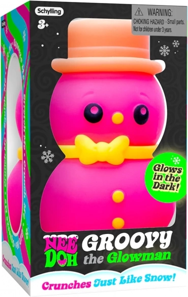 NeeDoh Anti-Stress Toy Snowman Glows in the Dark