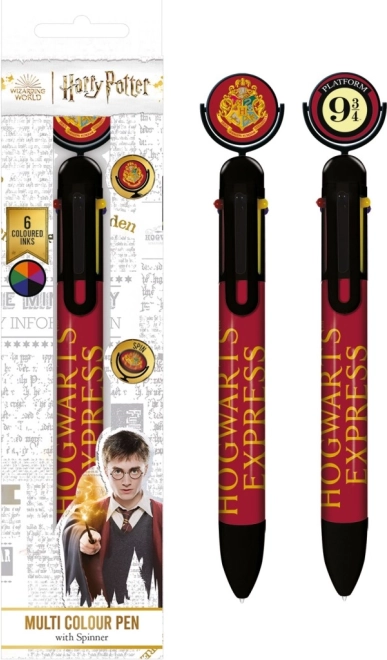 Pen with Platform 9 3/4 motif HARRY POTTER, 6 colors