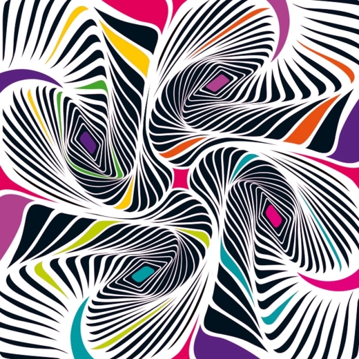 Kvadratne sestavljanke Curiosi Q Shake – vzorec II, 72 koščkov