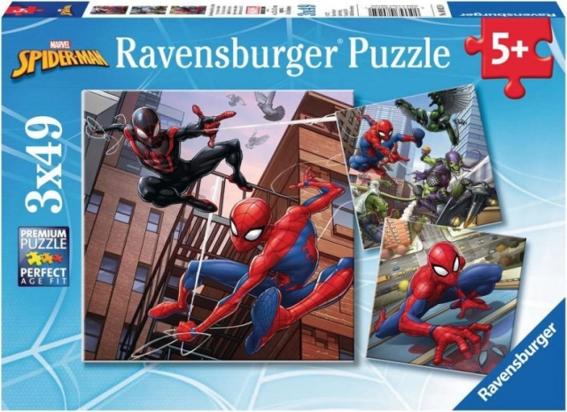 Ravensburger Puzzle Spider-Man 3x49 Pieces