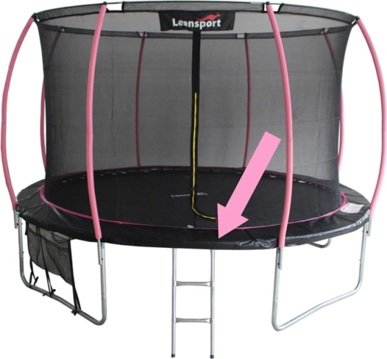 Spring Cover for Trampoline Sport Max 10ft Black and Pink