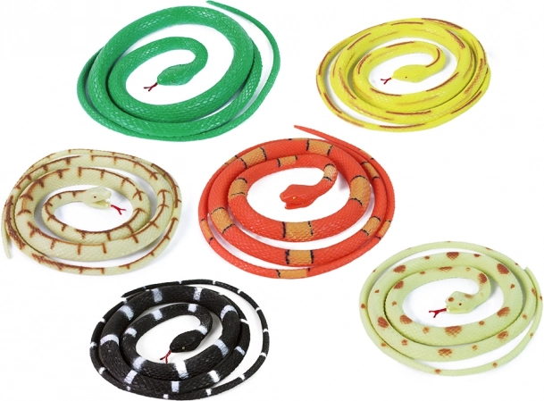 Rubber Snake 106 cm – 6 Types