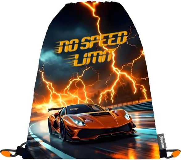 Sacca per ginnastica con motivo auto