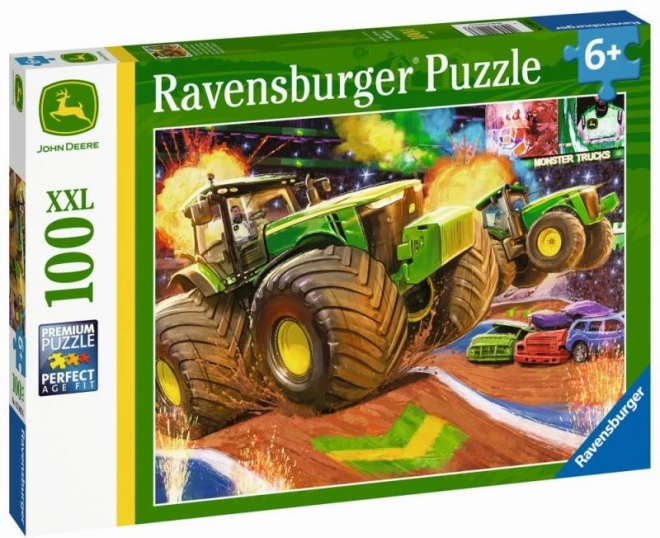 Ravensburger John Deere Puzzle – Big Wheels, 100 pieces