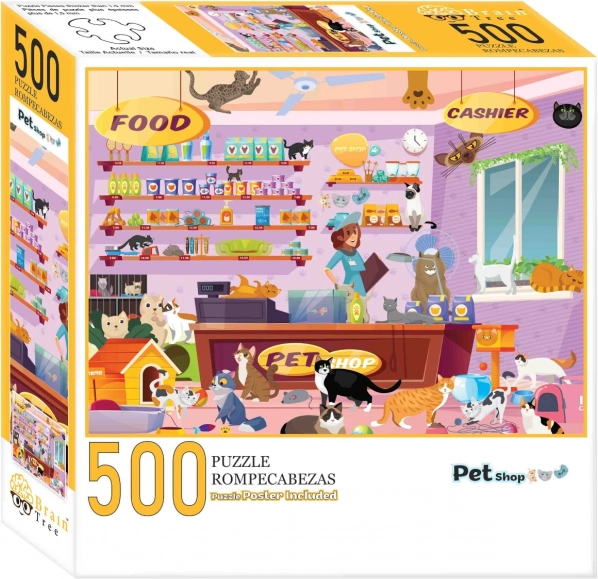 Pet Shop Puzzle 500 Pieces