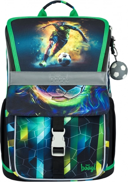 Školní aktovka BAAGL Zippy Fotbal hráč