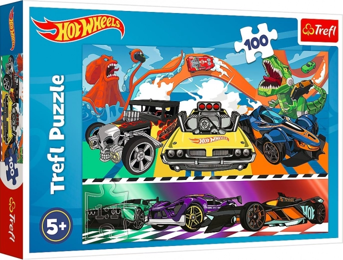 HOT WHEELS 100-Piece Puzzle – Racing Cars