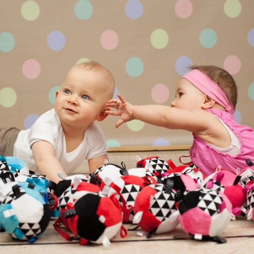 Rattle that motivates exploration