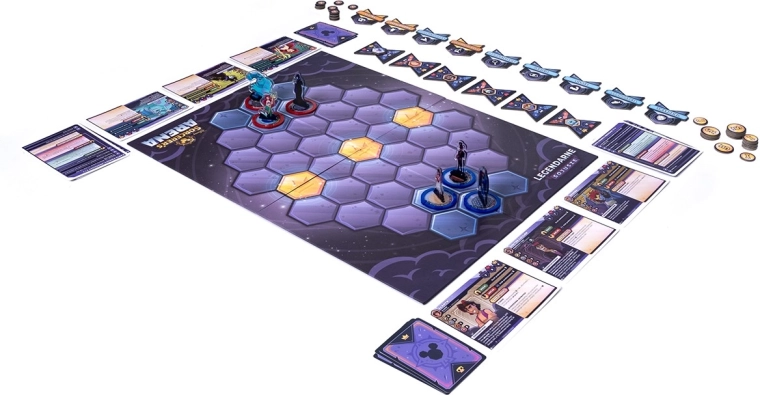 Tactical battles in a hex arena