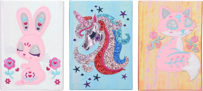 Emlékkönyv 80 üres oldallal 15x21 cm Különböző színekben
